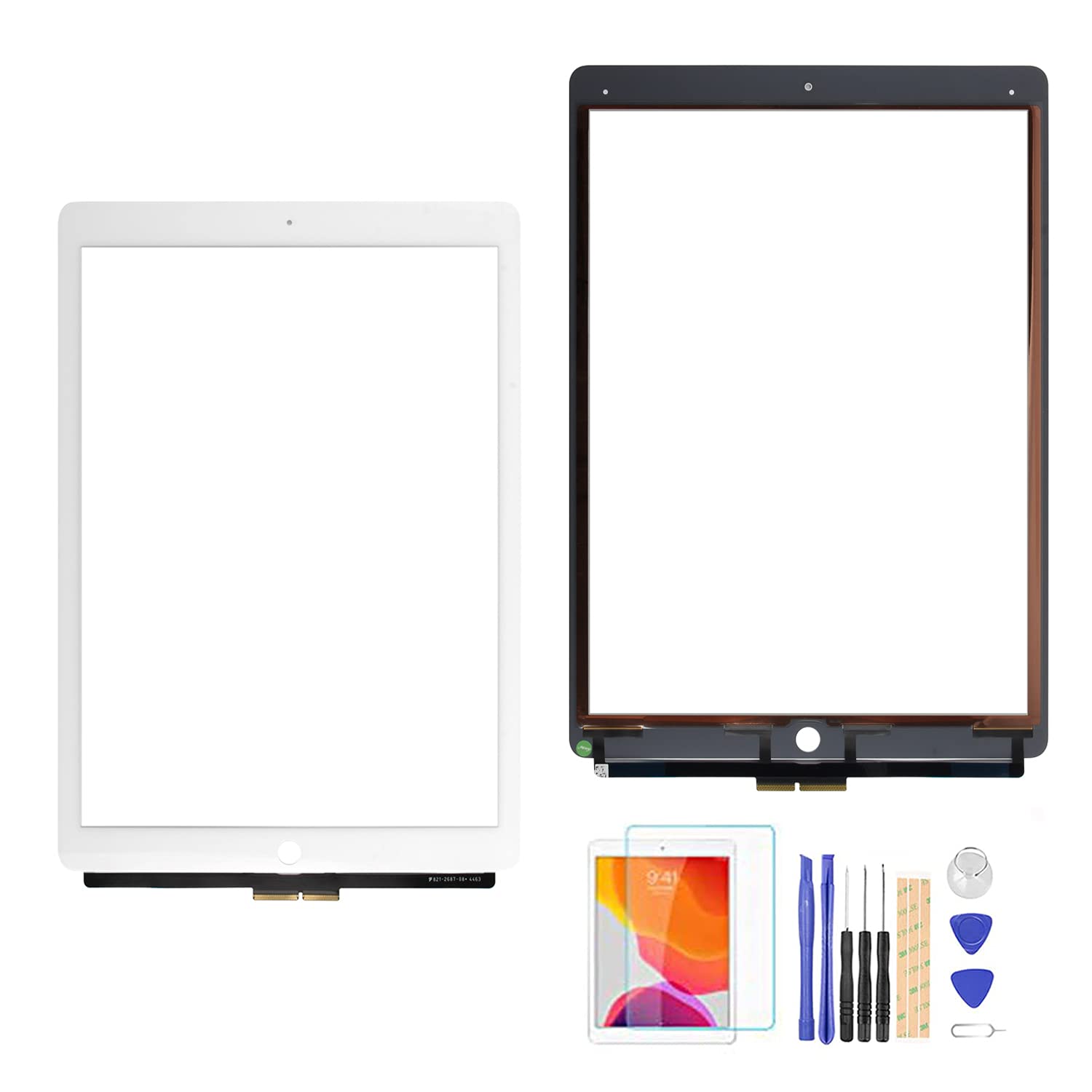 iPad 修理用フロントガラス 液晶 Amazon.co.jp: A-MIND for iPad Pro 12.9 2nd (2017)交換修理用