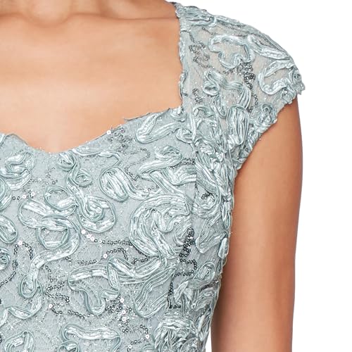 Alex Evenings Women's Long Sleeveless Mother of The Bride Dress with Shawl (Petite and Regular Sizes)3