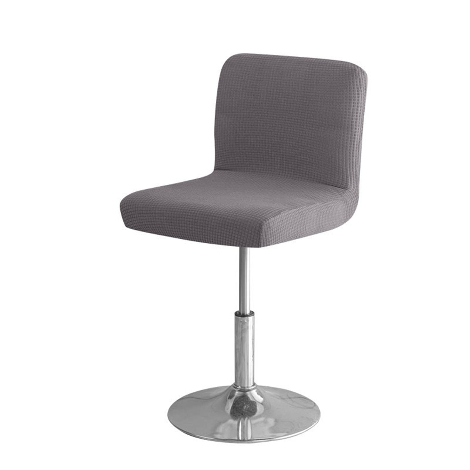 Fodere per sgabello Girevole da Bar Jacquard Fodere per Sgabello da Bar Tinta Unita Impermeabili Elasticizzate Fodere per Sedie con Schienali Coprisedili Lavabili Fodere Fondo Elastico per Soggiorno