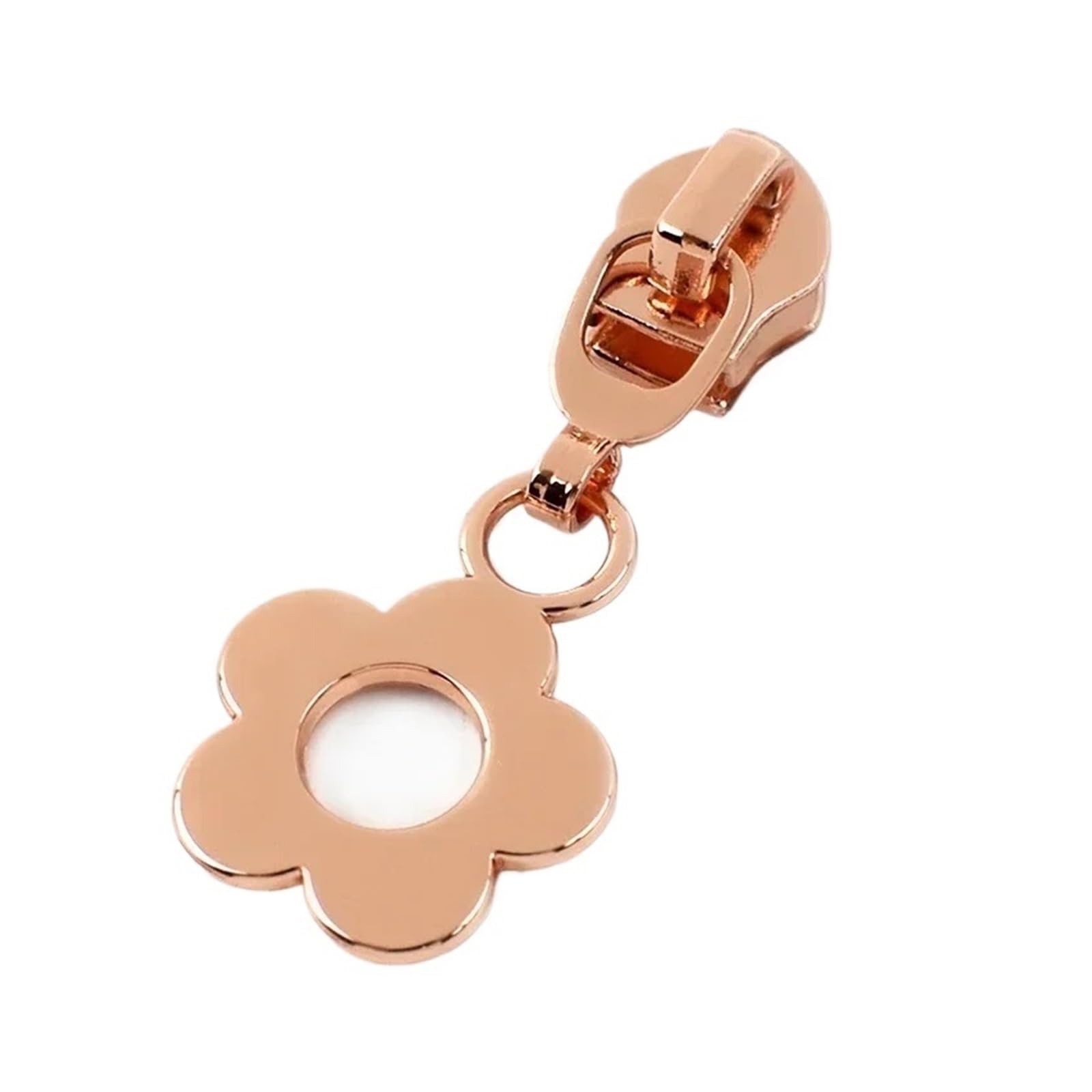 10 Cursori for Cerniere 5# for Borse for Indumenti Con In Nylon, Sostituiscono I Kit Di Riparazione Della Testa Dell'estrattore Accessori Hardware Fai Da Te(XP073-RoseGold)