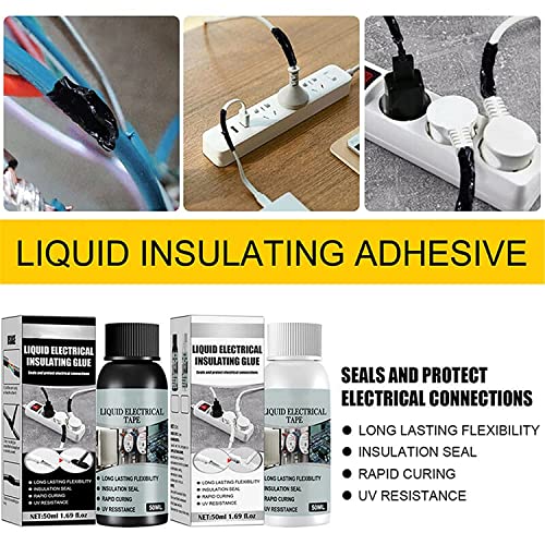 Liquid Electrical Tape, Waterproof Insulating Glue Paste, Liquid