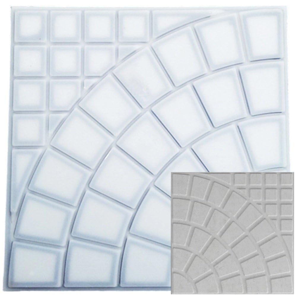 Danlai Garden Pavement Mold Pavers Mold Concrete Forms Mould Paving Molds Reusable Concrete Cement Stone Paving Mold Diy