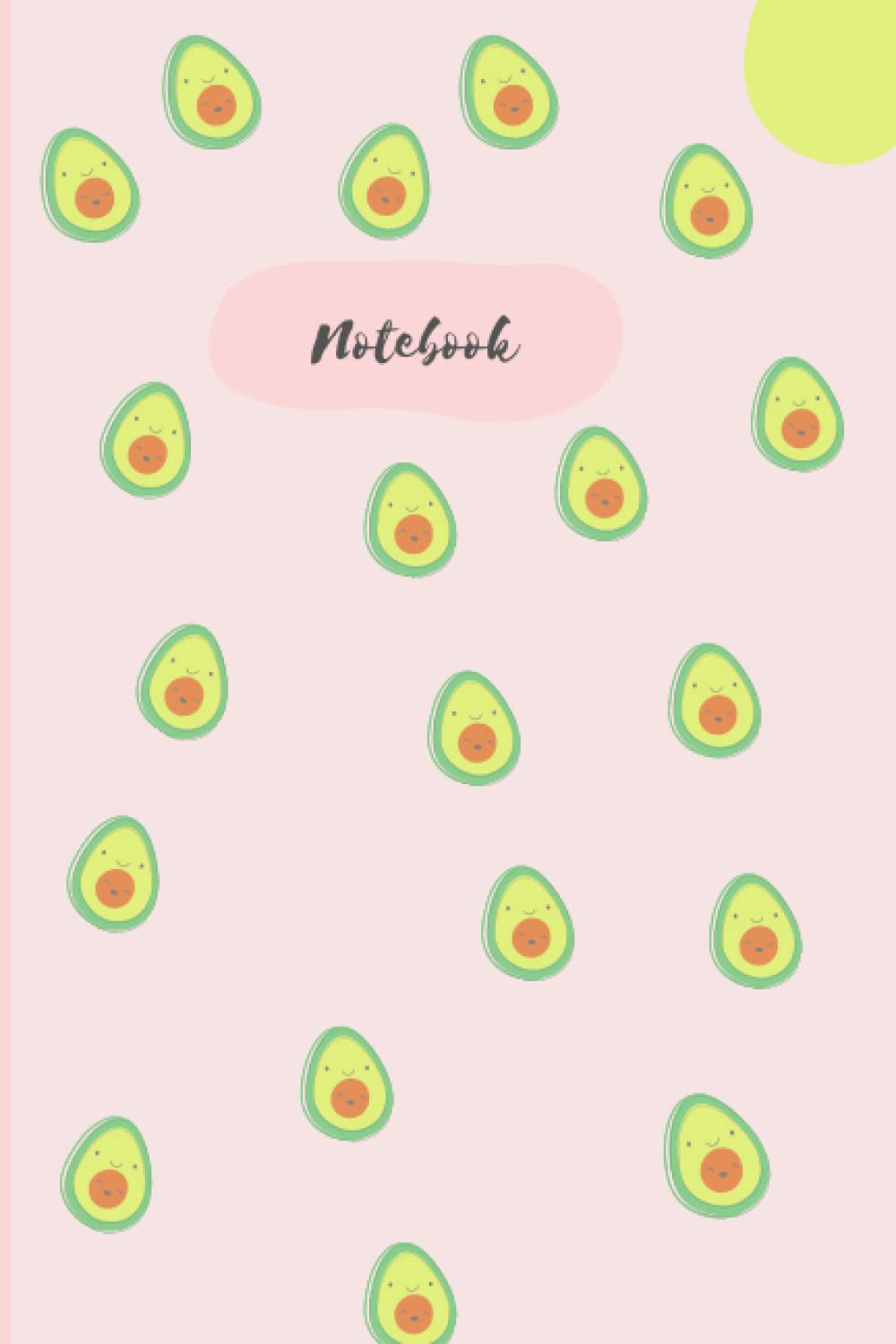 Cute avocado designed composition notebook perfect for writing notes ,writing thought, or important things to remember.: 6x9 in, 120 pages