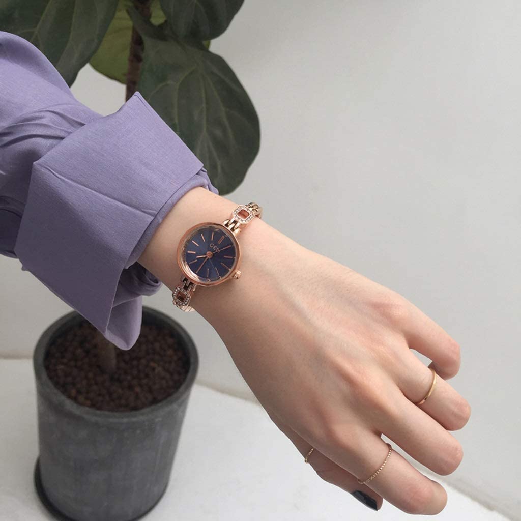 aswan watch Montre Analogique à Quartz pour Femme avec Bracelet en
