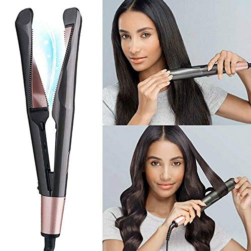 Plancha Para Cabello 2 en 1 Con Rizador Función Iones miniatura 5