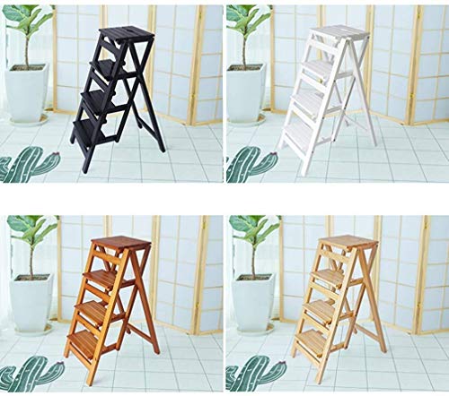 Silla de comedor convertible en taburete de escalera para espacios pequeños 7