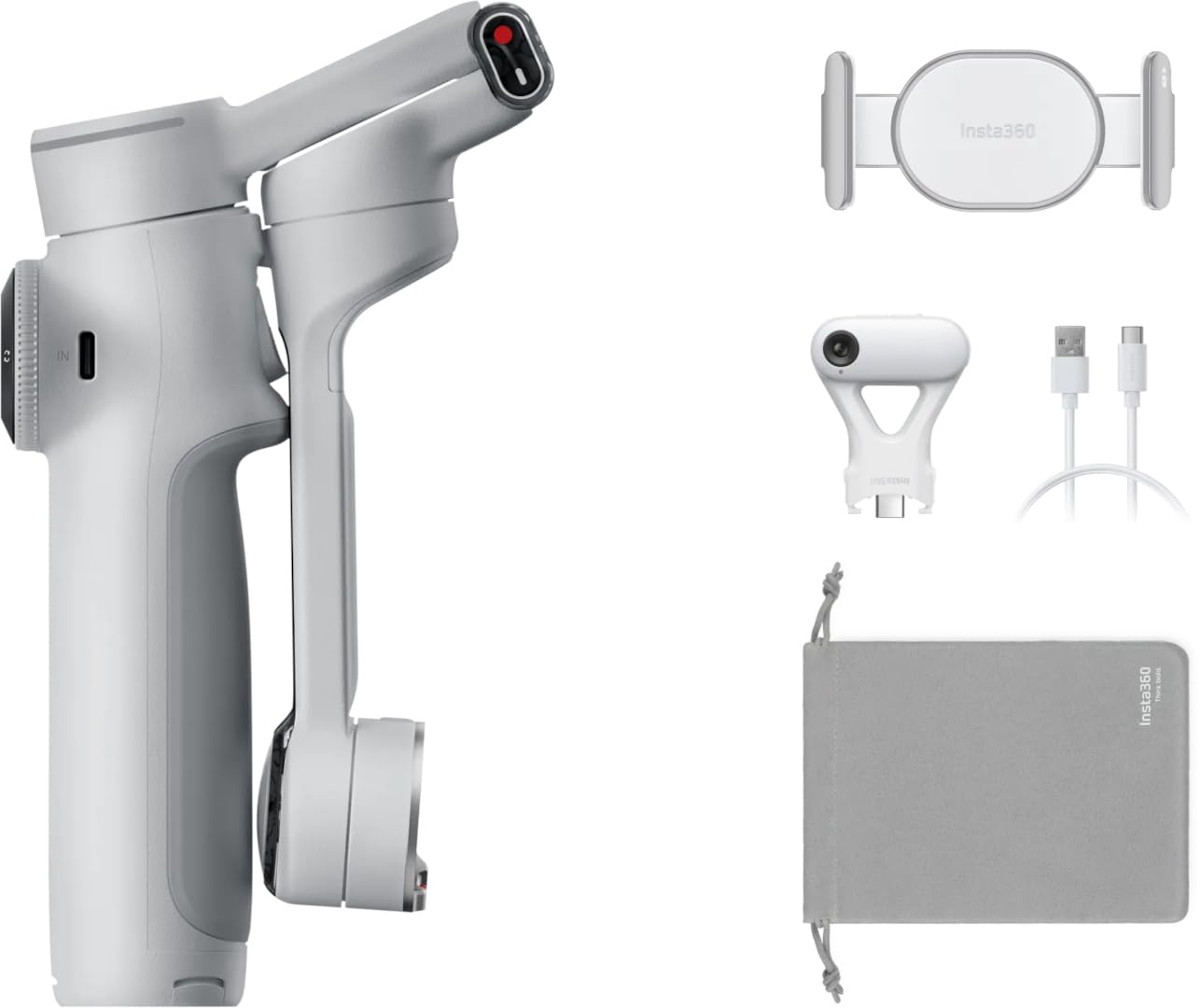 Insta360 Flow 2 Pro AI Tracker Bundle Smartphone Gimbal