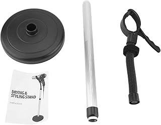 suporte para secador de cabelo,Suporte para secador de cabelo, mãos livres com altura ajustável e base estável, para animais de estimação e mulheres, suporte para secador de cabelo, suporte para secador de cabelo, suporte para secador de cabelo, suporte para mãos Fredryer