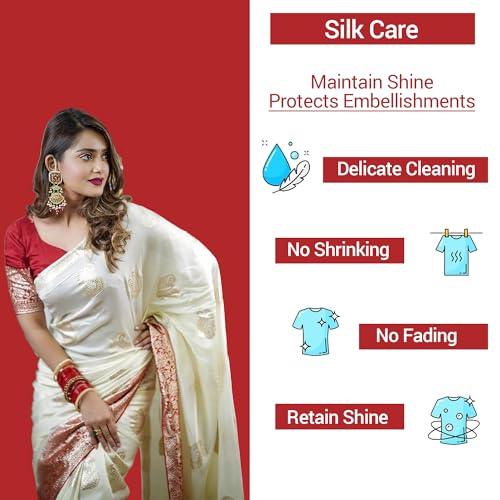 Image of Astro Plus+ Silk & Chiffon Care Wash Liquid Pouch Anti-Color Fading & Bleeding Expert Care For Silk Ware and Chiffon Care Protect Your Clothes From Color Runs (3 Pouch)