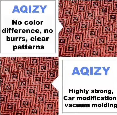 3k 240g Black and red Serrated Jacquard Pattern Modified Motorcycle Parts DIY Surface Decoration 3k Carbon Fiber Woven Fabric (Red, 100cm x 50cm)