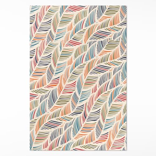 Tapis de sol vinyle 100x150 cm PVC rectangle déco maison Floorart - 2
