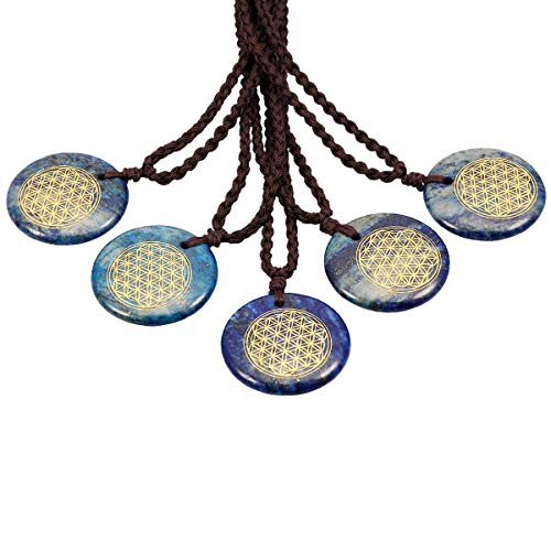 KYEYGWO Collana unisex con ciondolo con pietra di