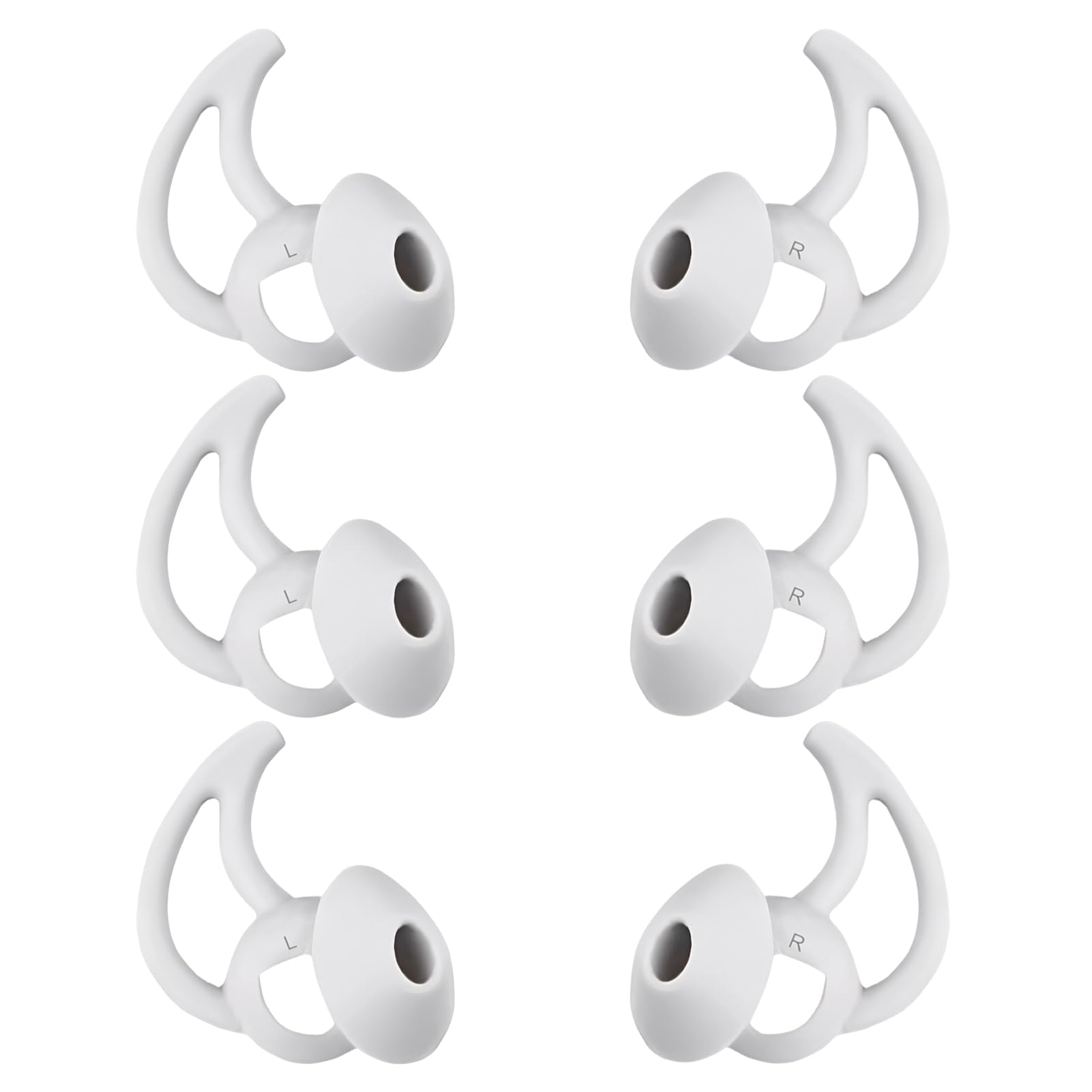 WKYMY Replacement Earbud Tips Silicone Earbud Covers Ear Tips Compatible with Bose Quietcomfort and Sport Headphone Ear Bud Tips Large 3 Pairs