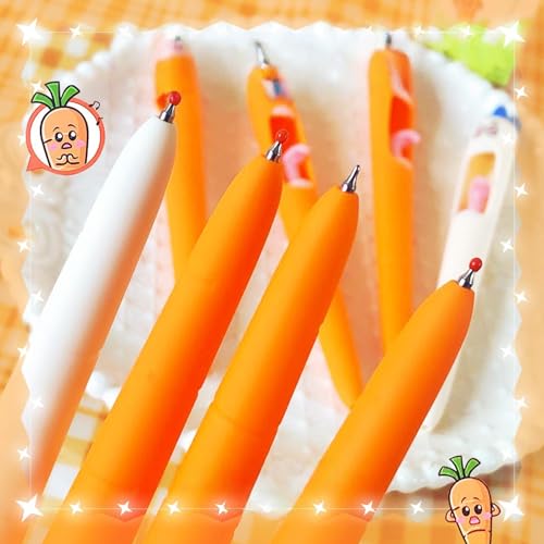 4 bolígrafos gel Carrot para oficina y escuela miniatura 7