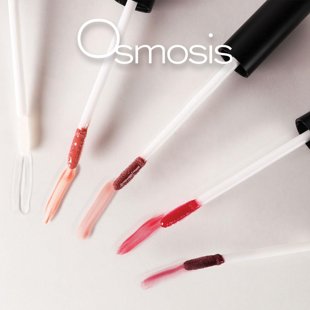 Osmosis Superfood Lip Oil, Nourishing Tinted Lip Gloss, Deep Hydration Lip Plumper Peptides for Fuller Lips