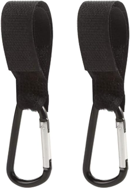 rainday 2 Pack Baby Bag Clips Buggy Clips Hooks Pram Clips,Hook Your Shopping Bags Safely on Your Pushchair or Stroller Clips,Shopping Bag and Changing Bag Holders for Pushchairs