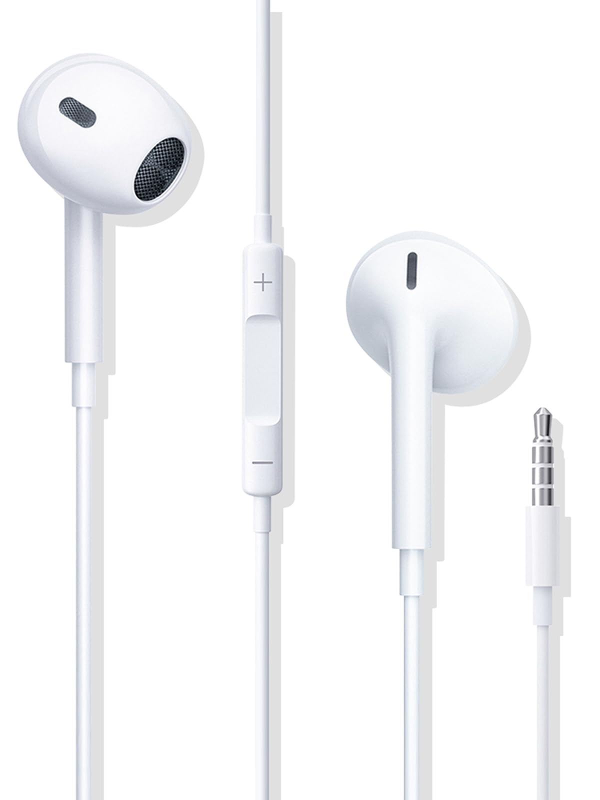 ALIANSHENG Kopfhörer mit Kabel 3.5mm In-Ear Ohrhörer mit Mikrofon und | Lautstärkeregler Earphones Kompatibel mit iPhone 6/iPod/iPad/Huawei/Xiaomi/Samsung/Android/MP3/MP4/PC