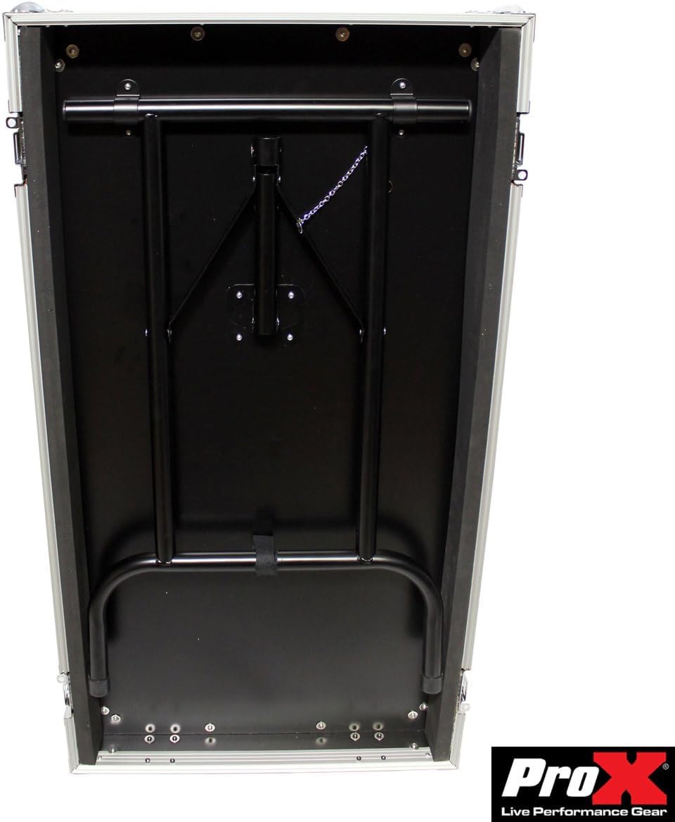 ProX XS-7DTW (7) Utility Drawer ATA Flight Style Case with Fold out Left Right Side Mounting Removable Table and 4 inch Casters