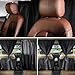 GreceYou Car Privacy Curtains, Set of 3 Upgraded Double-Layer Thickened Car Divider Curtain+Side Window Sunshade with Storage Bag, High Privacy Curtains for Travel Camping Nap Sleeping