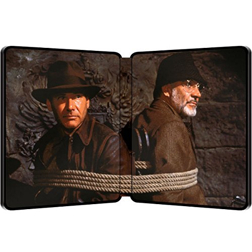 Indiana Jones and the Last Crusade - Exklusive Limited Steelbook Edition (inkl. Deutscher Ton / auf 4000 Stk. geprägt) (Der letzte Kreuzzug) [Blu-ray]