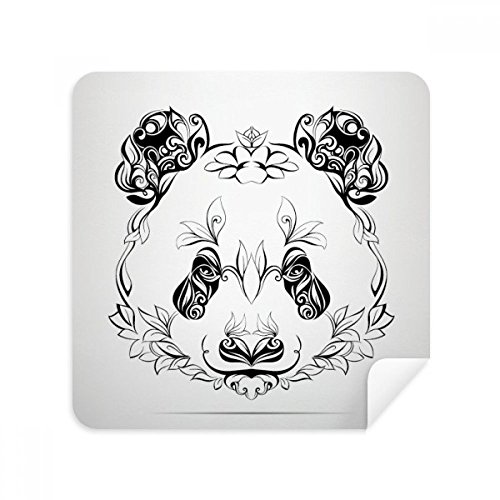 Panda fluffy lunettes chiffon de nettoyage pour écran de téléphone portable