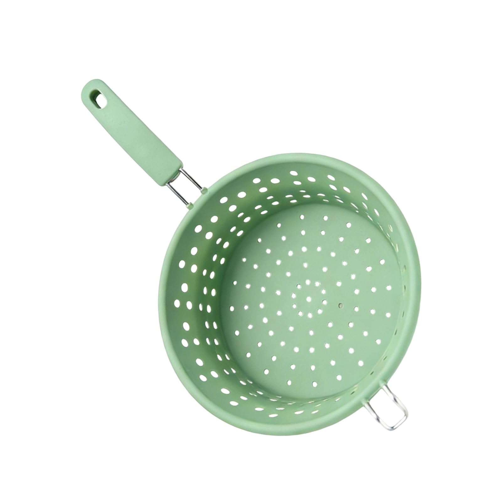 Hredyqw Silicone Nonslip Strainer With Nonrust Steel Meshes Easy Soup Strainer For Kitchens Cooking And Soup Filtering