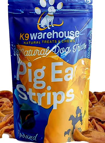 Healthy Dog Treats - K9Warehouse Natural Pig Ears