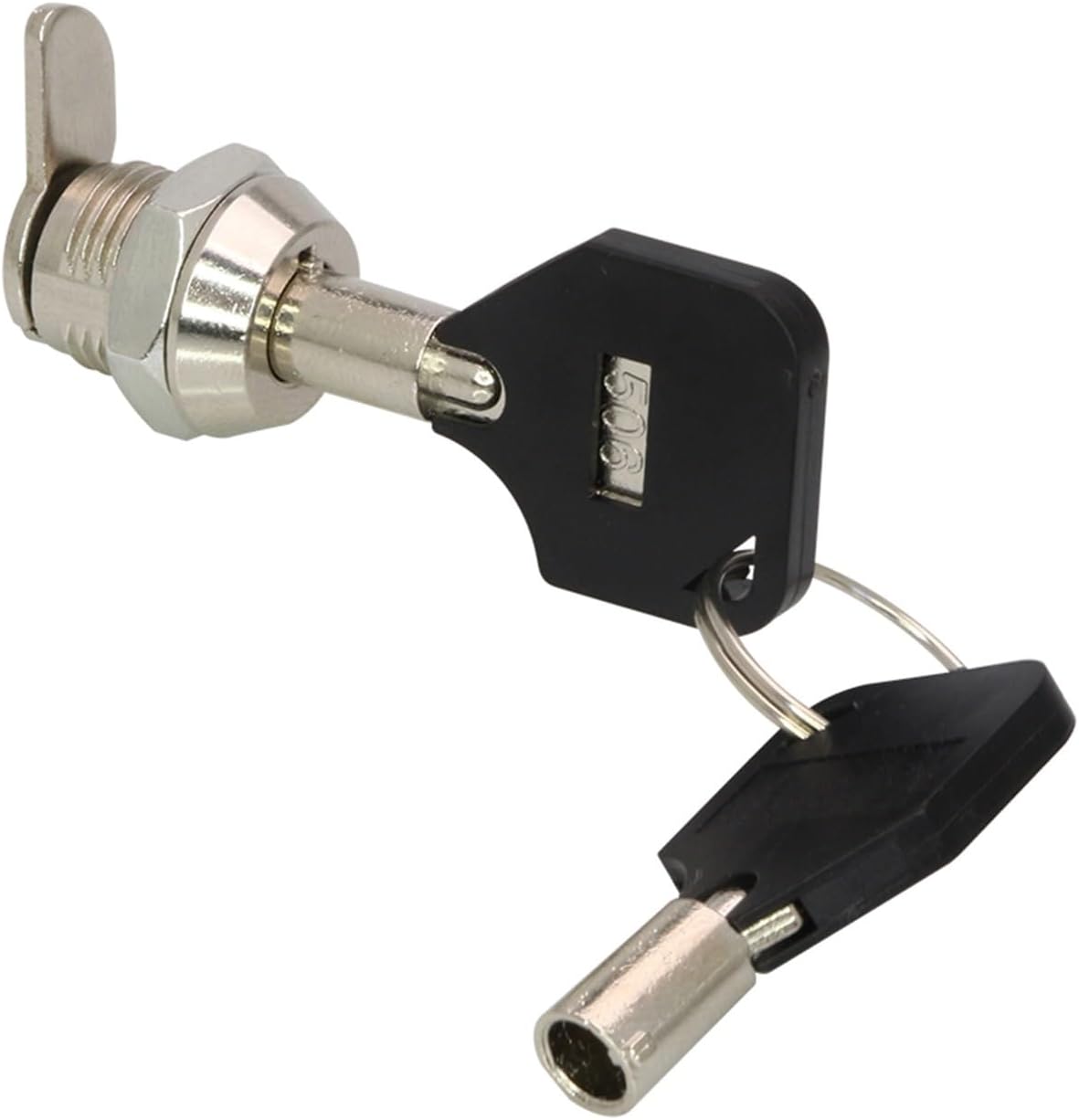 JK312 10mm Mini Cam Lock with Tubular Key 1Pcs