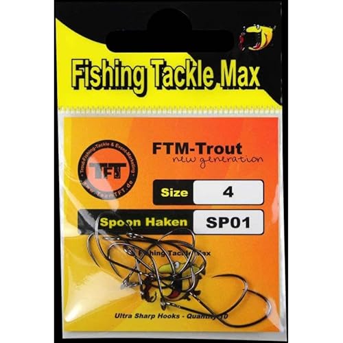 Fishing Tackle Max Spoon Haken SP01 10er