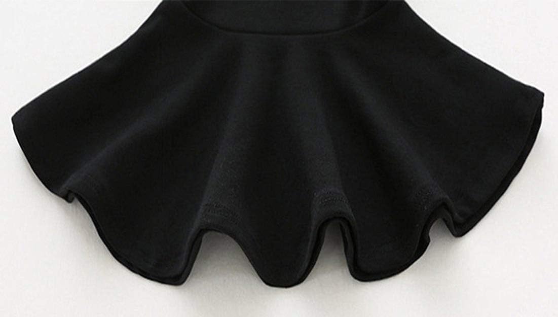 Girls' Baby Dress Infant Toddler Girl Ruffles Long Sleeves Knit Sweater Cotton Dress - Image 3