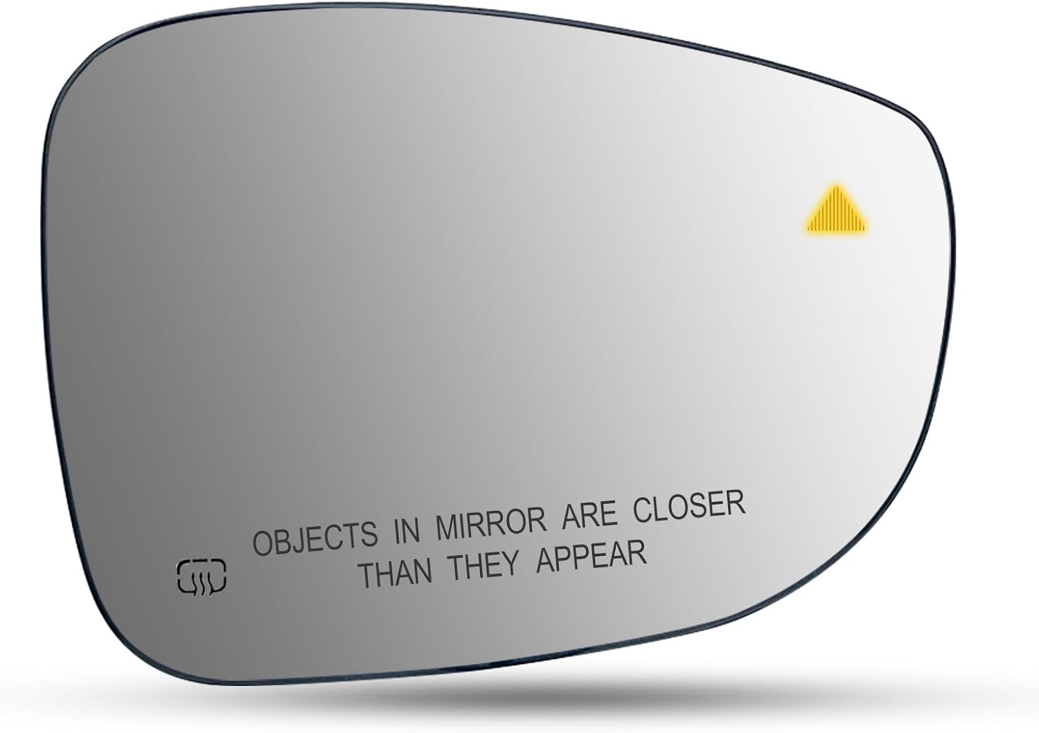 Driver Side Mirror Glass with Blind Spot and Heat Compatible with 2017-2025 Chrysler Pacifica and 2020-2025 Voyager, Left Side Heated Mirror Replacement