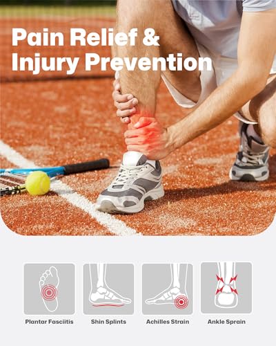 Image of WalkHero Running Insoles Arch Support Inserts Shock Absorbing Athletes | Plantar Fasciitis Orthotic Insoles: Deep Heel Cup & 4-Layer Cushioning Relieve Flat Feet