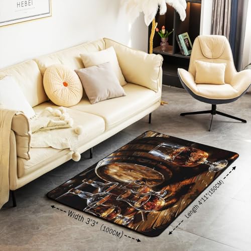 Tapete Manfei Whisky Kids 100x150 cm Marrón Negro miniatura 3