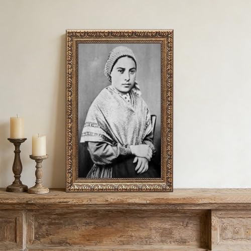 Toile de Sainte Bernadette : oeuvre murale premium en format 50x76 cm - 4
