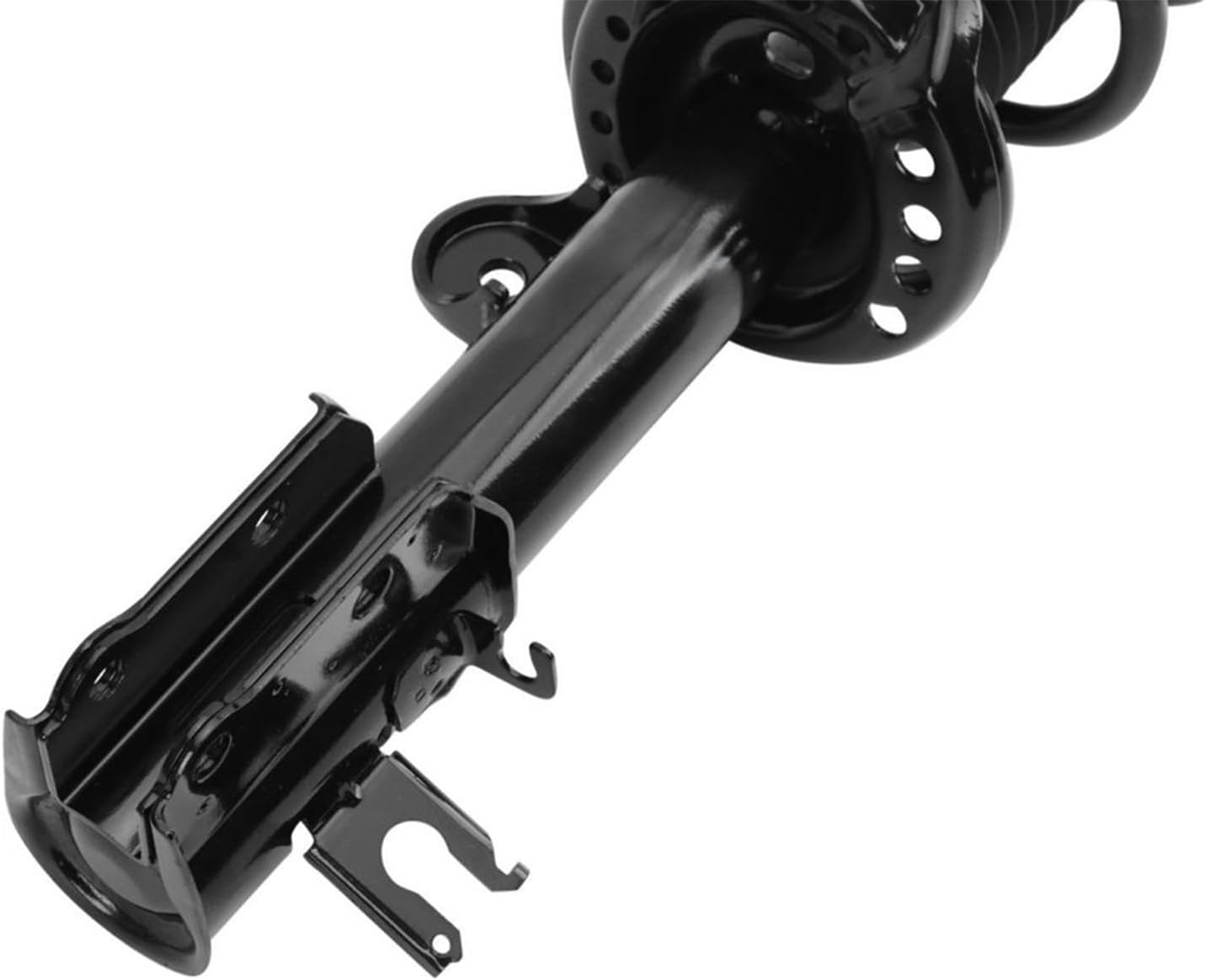 Detroit Axle - FWD Front Right Strut for 2017-2021 Jeep Compass [w/ 6 Speed A.T.] 2018 2019 2020 Passenger Side Strut with Coil Spring Assembly Suspension