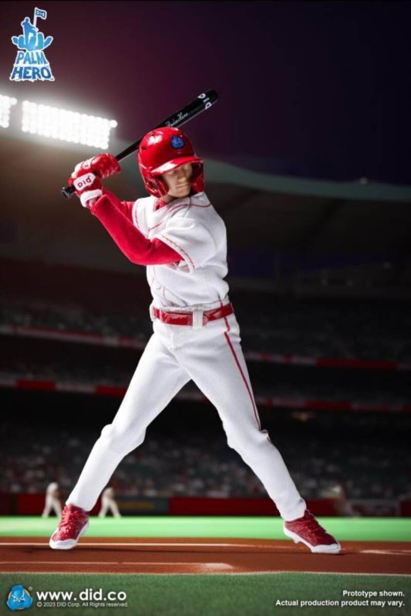 Amazon.co.jp: 1/12 男性アクションフィギュア 野球選手 赤