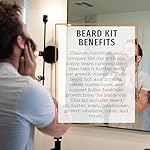 Live Bearded Total Beardsman Kit - Complete Beard Growth Kit for Men - Beard Oil, Butter, Wash, Conditioner, Vitamins, Comb, Brush | 1880 - Bourbon, Bitters, Citrus - Image 2
