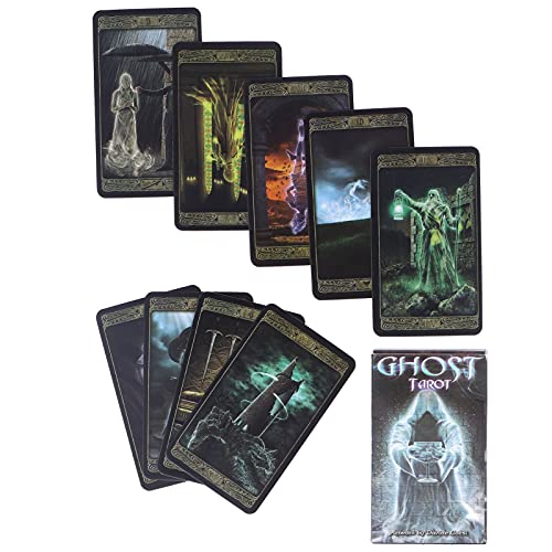 Cryfokt Unique Tarot Card Deck, Fate Divination Tarot Deck, Fortune Telling Tarot Card Board Game for Beginner and Enthusiasts for Conveying Exciting Information and Suggestions