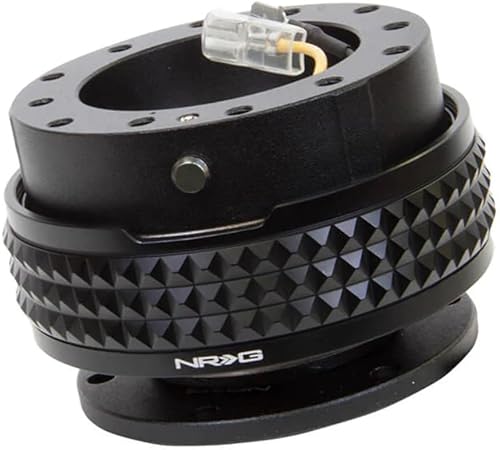 Miniatura 2 de NRG Innovations NRG-SRK-210BK-BK GEN 2.1 - Adaptador de liberación rápida para volante, 6 agujeros y 6 x 70 y 0.236 x 2.913 in, diseño de perno de