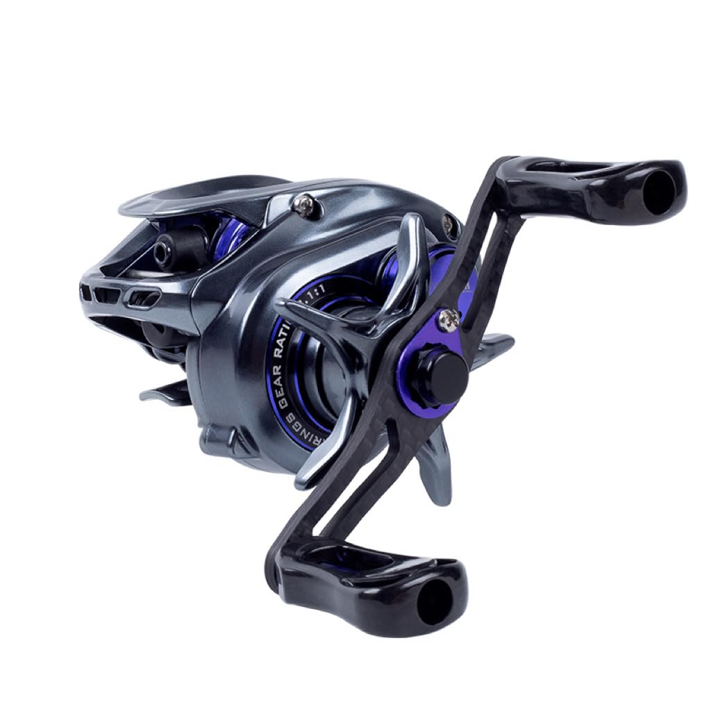 Kingdom 4.76oz Ultralight Baitcasting Reel 8+1BB Surper Smooth 7.1:1/8.1:1  Gear Ratio,Easily Cast Lures Down to 1/16 oz,Shallow/Deep Spool Casting  Reel with Magnetic Braking System, Baitcasting Reels - Amazon Canada