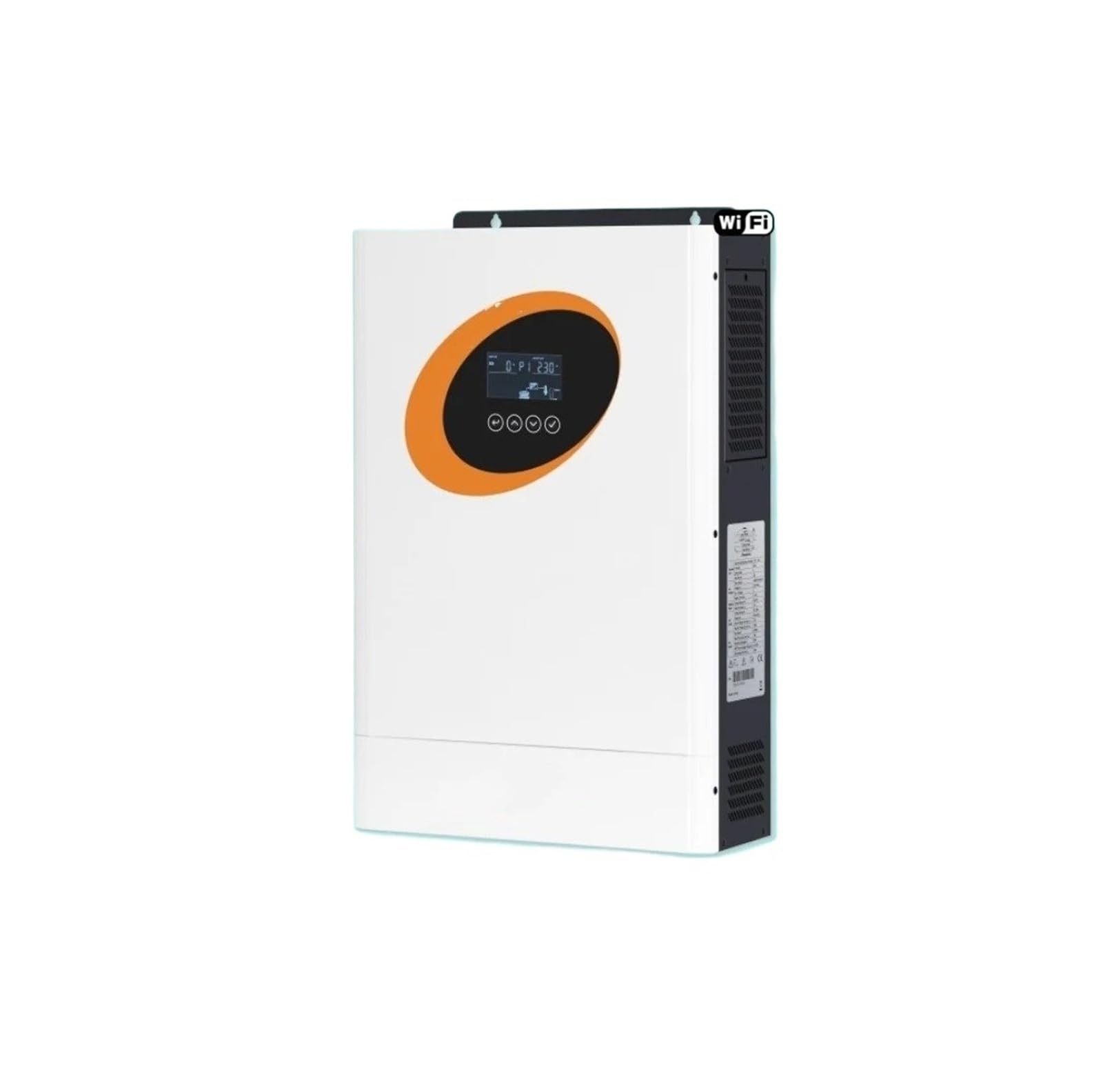 Power Inversor Corriente XInversor Solar Híbrido 4KW 24V Sinusoidal per Pura 220-240V 230VAC Fuera Red MPPT 100A Cargador Rápido PV 500VDC WiFi RS485