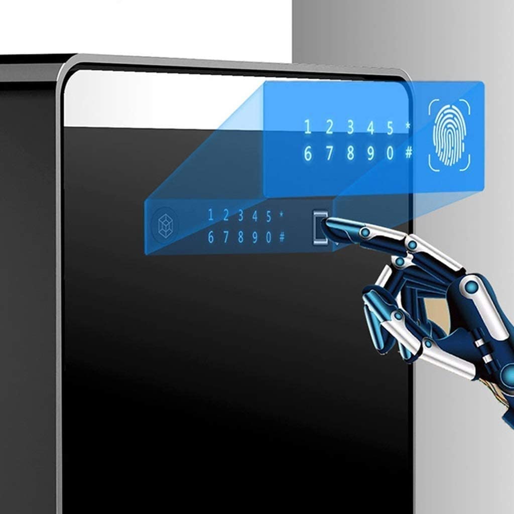 RLKHXBS Safe,Home Safe, Safe Household into The Wardrobe Invisible All-Steel Money with Drawer Fingerprint Password into The Wall Anti-Theft
