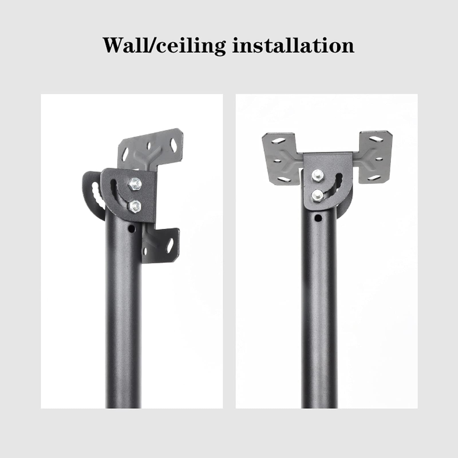 TV Stand Staffa TV a soffitto Dual-Screen Extension Tilt Rotazione TV Staffa di Montaggio Staffa Staffa TV Regolabile con Gestione del Cavo for TV a 32-65 Pollici .per casa, Ufficio