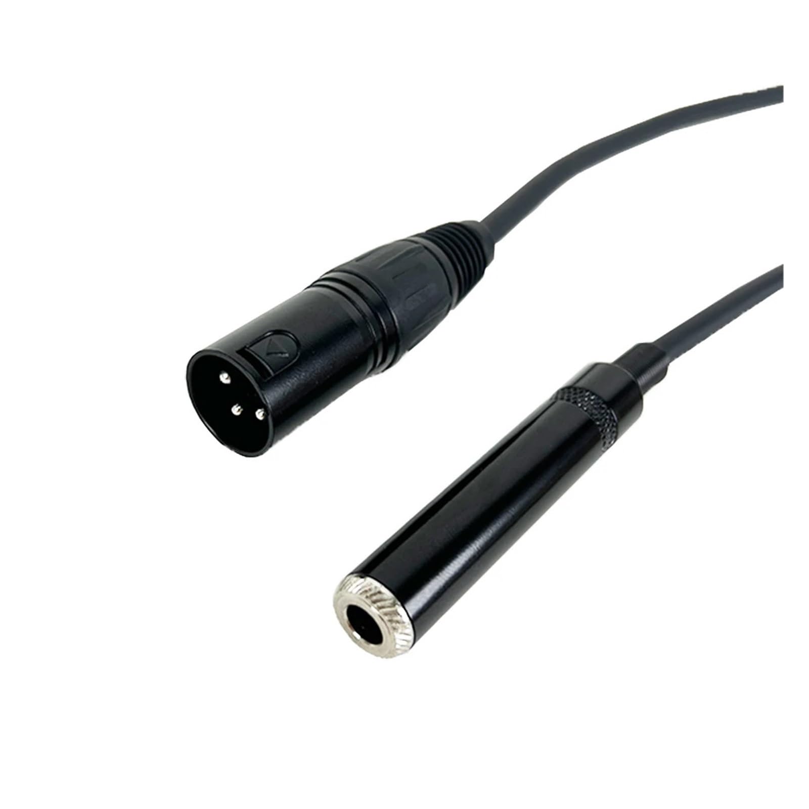 Cavo di prolunga audio TRS/TS da 6,5 ​​mm femmina a XLR maschio 1/4 pollici a cavo for microfono a 3 pin for dispositivi Jack .35 for batteria for chitarra(1m)