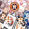 Stickers Pack Houston Vinyl Astros Aesthetic Stickers Pack of 49 pcs #3