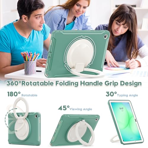 Coque protection Samsung Galaxy Tab A11+ antichoc robuste 11 pouces vert FC - 2