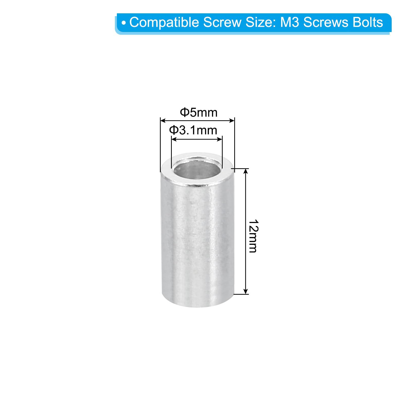Unifizz M3 Aluminium Spacers - Image 2