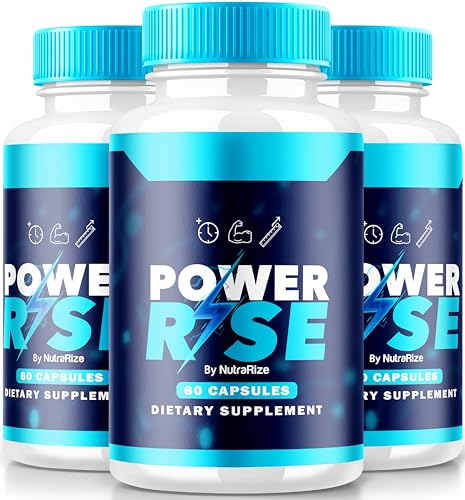 (3 Pack) Power Rise for Men, Official PowerRise for Men Pills, All Natural Male Support for Peak Performance and Overall Health, Premium Power Riser En Capsulas Pastillas Review (180 Capsules)