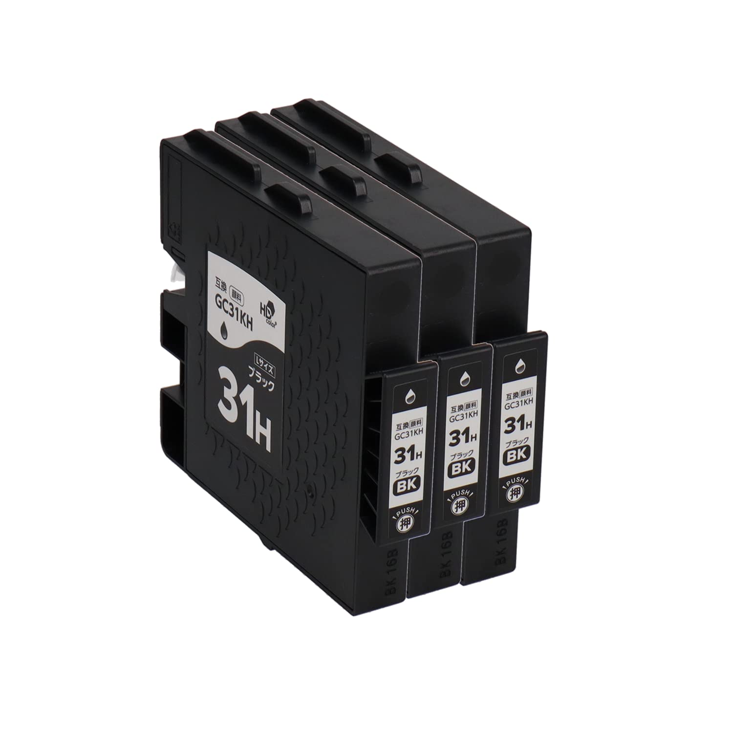 Amazon.co.jp: リコー用 GC31H 互換インク 顔料 ブラック Lサイズ