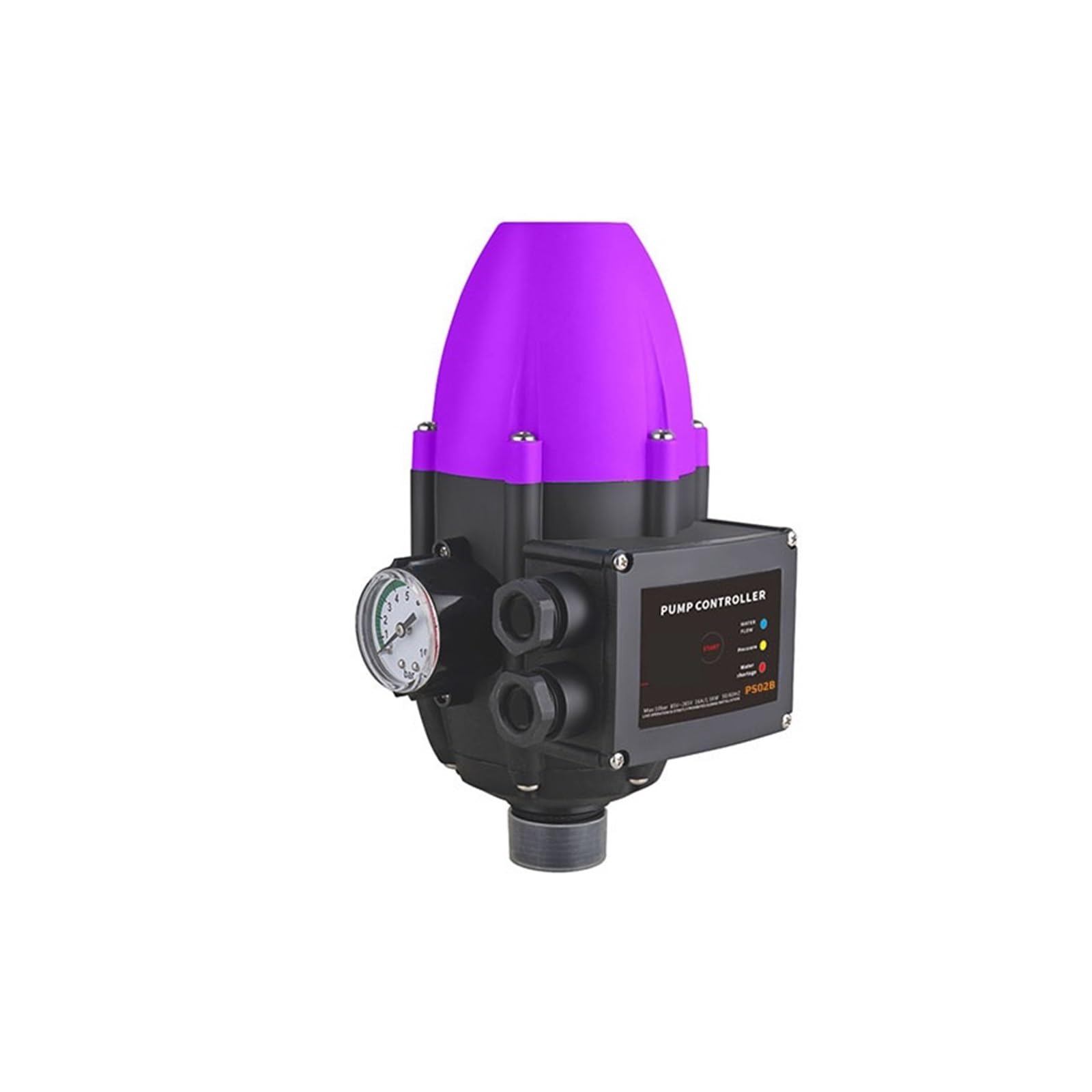 Fabricación de controlador presión PS02B tipo 1.1KW 10bar 265V, instalación Control automático bomba interruptor alta Fácil de instalar